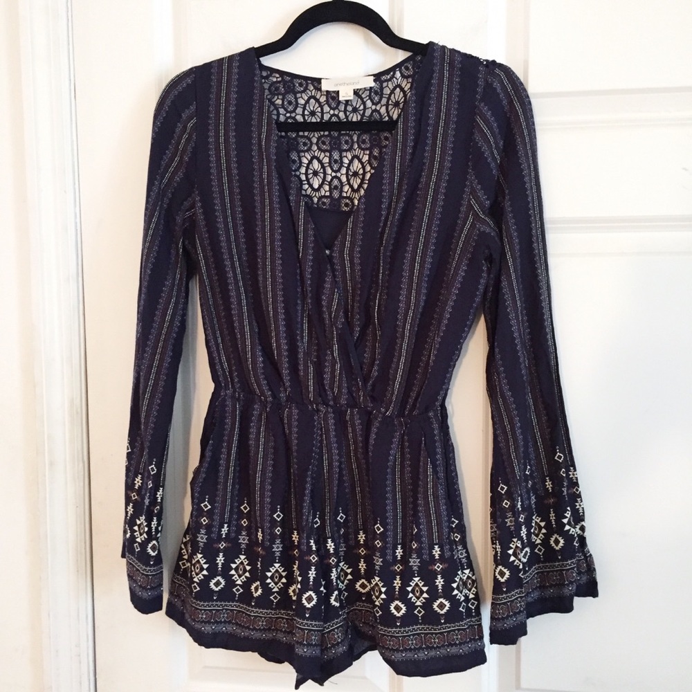 One the Land Romper Long Sleeve Size S